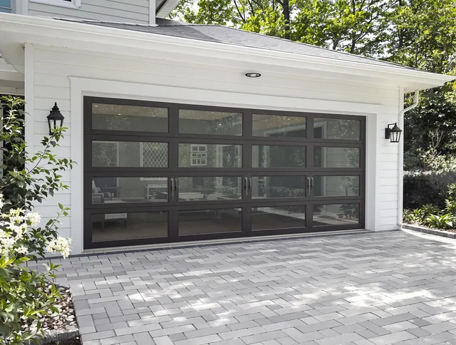 Georgetown Garage Door Repair design specialist presenting custom garage door options to Georgetown homeowner