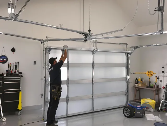 Georgetown Garage Door Repair certified team performing precision garage door installation in Georgetown