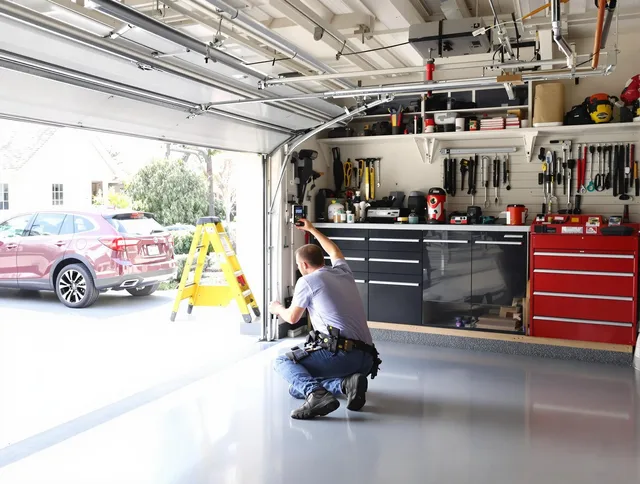 Local garage door repair service by Georgetown Garage Door Repair in Georgetown