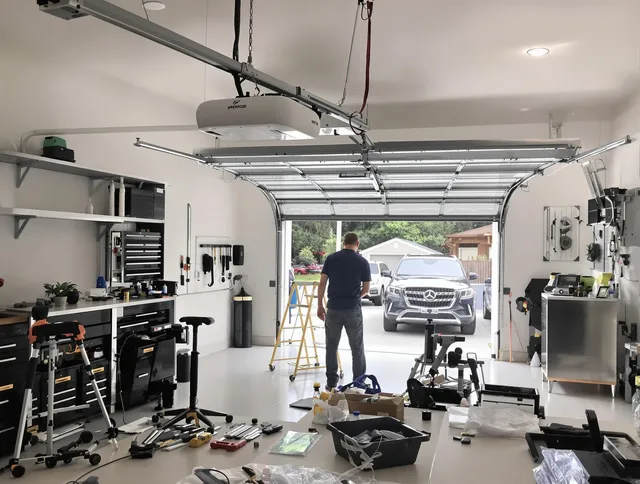 Garage door opener installation by Georgetown Garage Door Repair in Georgetown